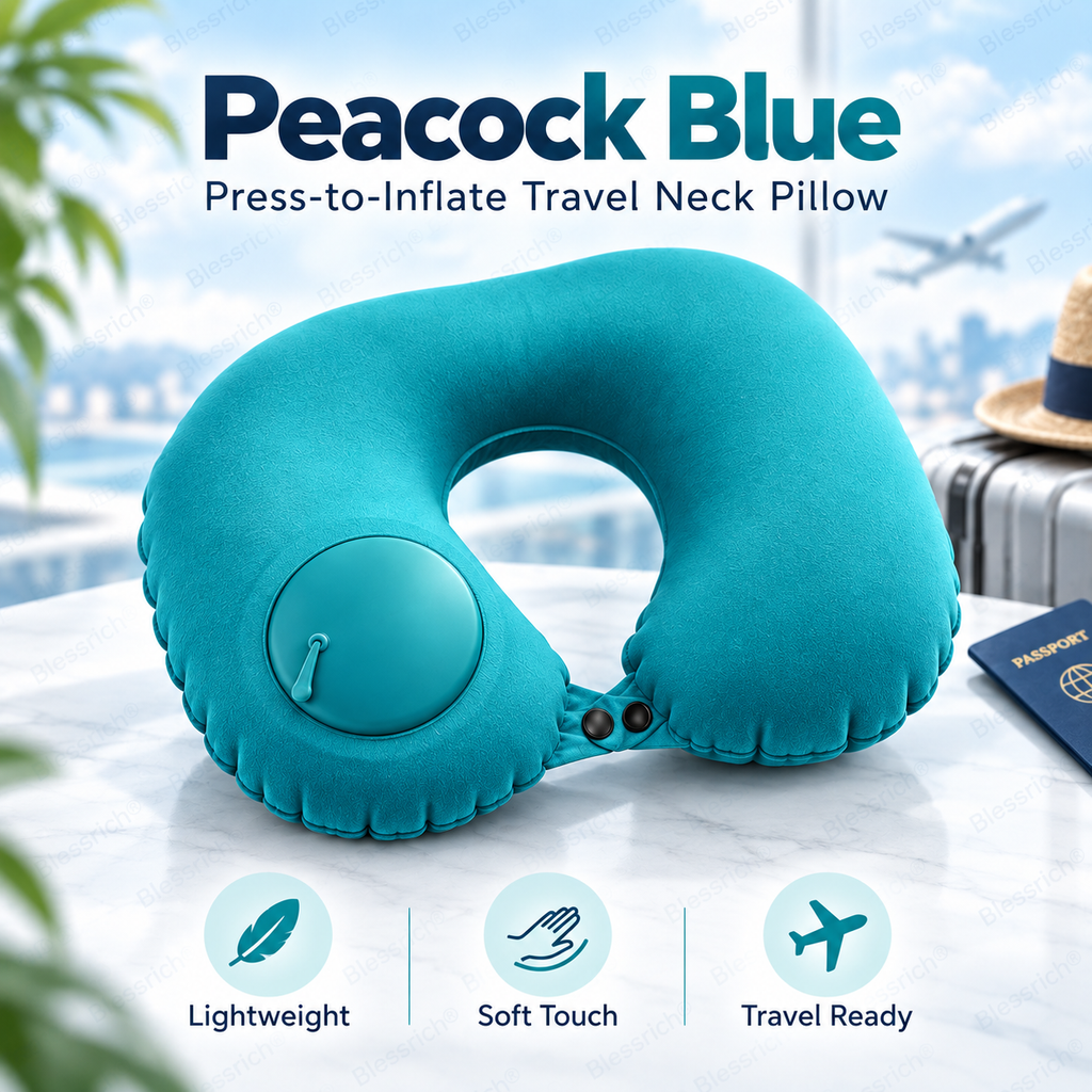 Portable Inflatable Travel Neck Pillow