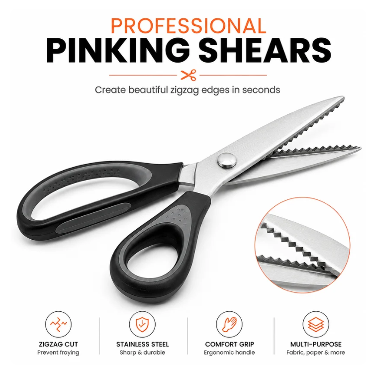 ✨DIY Serrated Sewing Scissors – Precise and Easy to Use