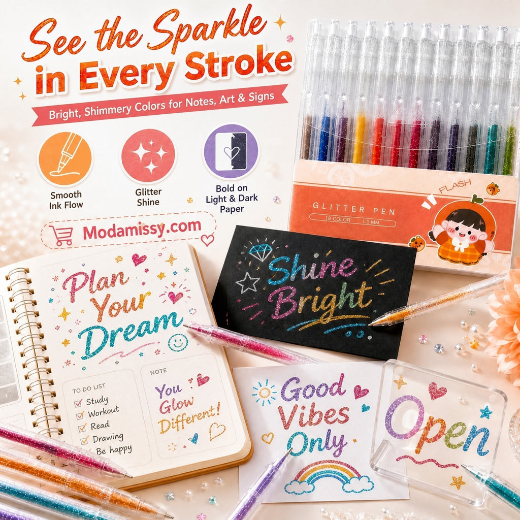 ✨LAST DAY SALE ONLY 14.99＄!!🎁Glitter Gel Pen Set