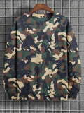 Men's Cats Camouflage Art Casual Sweatshirt