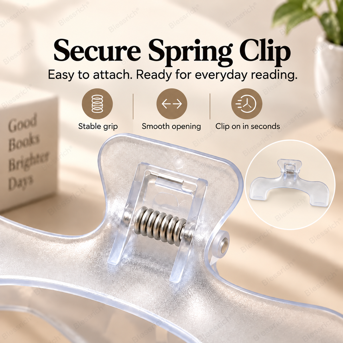 Curved Book Page Holder