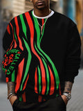 Men's Tribe Called Quest Hip Hop Print Casual Sweatshirt
