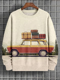Men's Road Car Trip Art Print Casual Sweatshirt