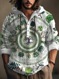 Men's Wheel of the Year Nature Spiritual Art Print Hooded Shirt