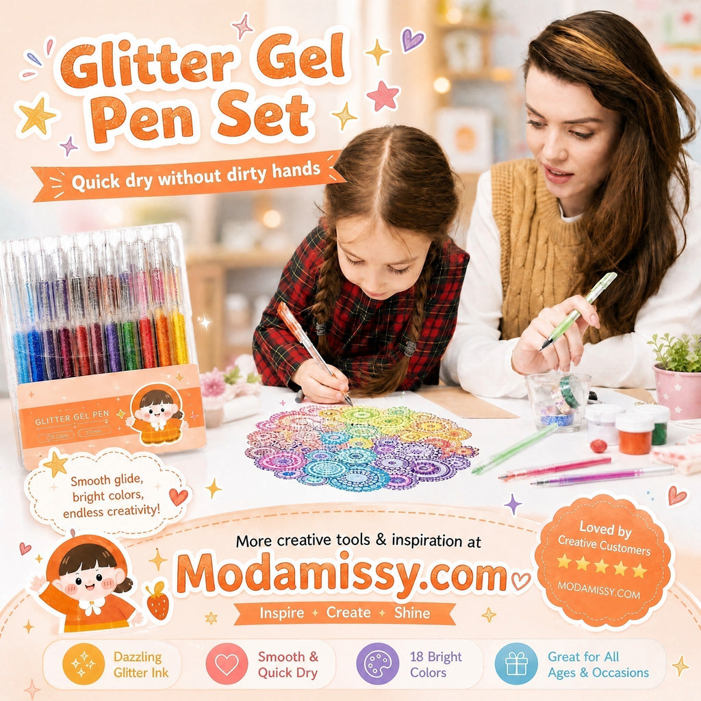 ✨LAST DAY SALE ONLY 14.99＄!!🎁Glitter Gel Pen Set