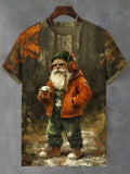 Men's St. Patrick's Day Rock Music Drinking Beer Art Print T-Shirt