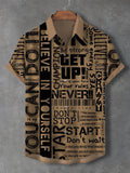 Men's Believe In Yourself Art Print Shirt