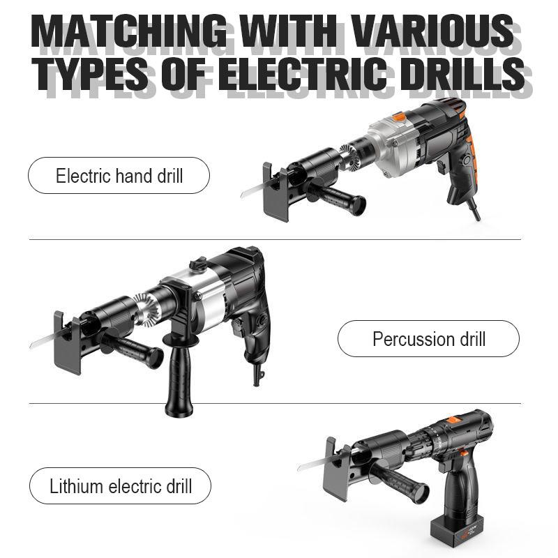 Turns drill into cutter, multi-material & easy install. Versatile tool – grab yours! ✅