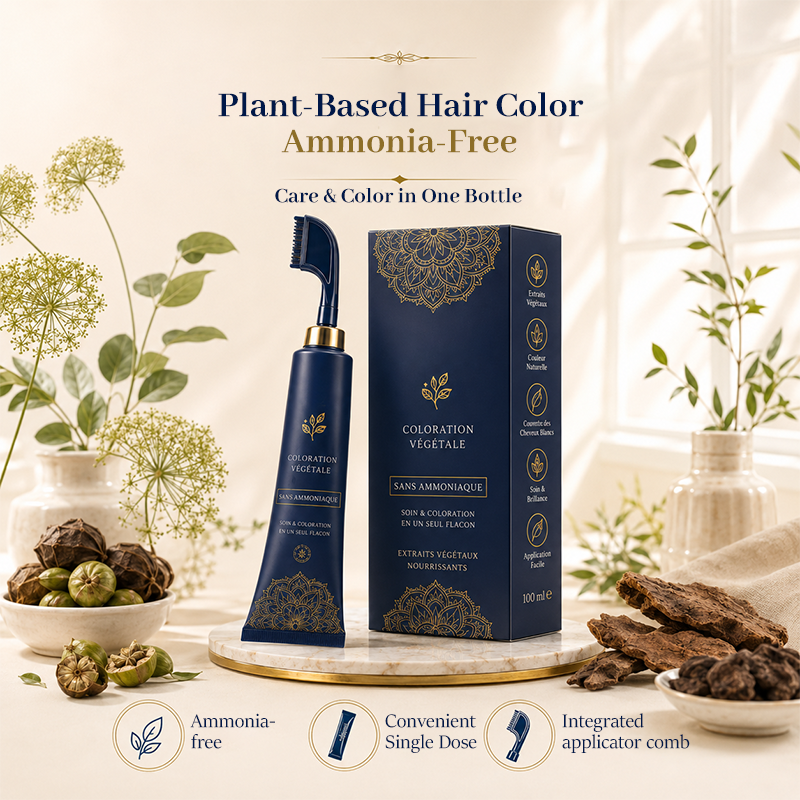 Herbal Hair Dye Comb for Home Use
