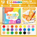 🎉🎁Magic Glitter Outline Markers✨Double-Ended Dual-Color Art Pens