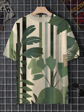 Men's Retro Plants Art Print T-Shirt