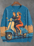 Men's Movie Atmosphere Art Print Casual Sweatshirt