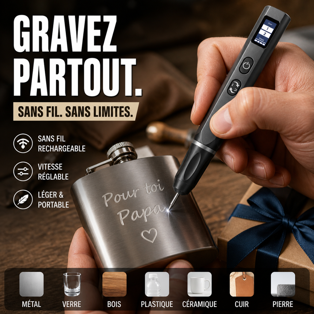 Rechargeable Cordless Engraving Pen