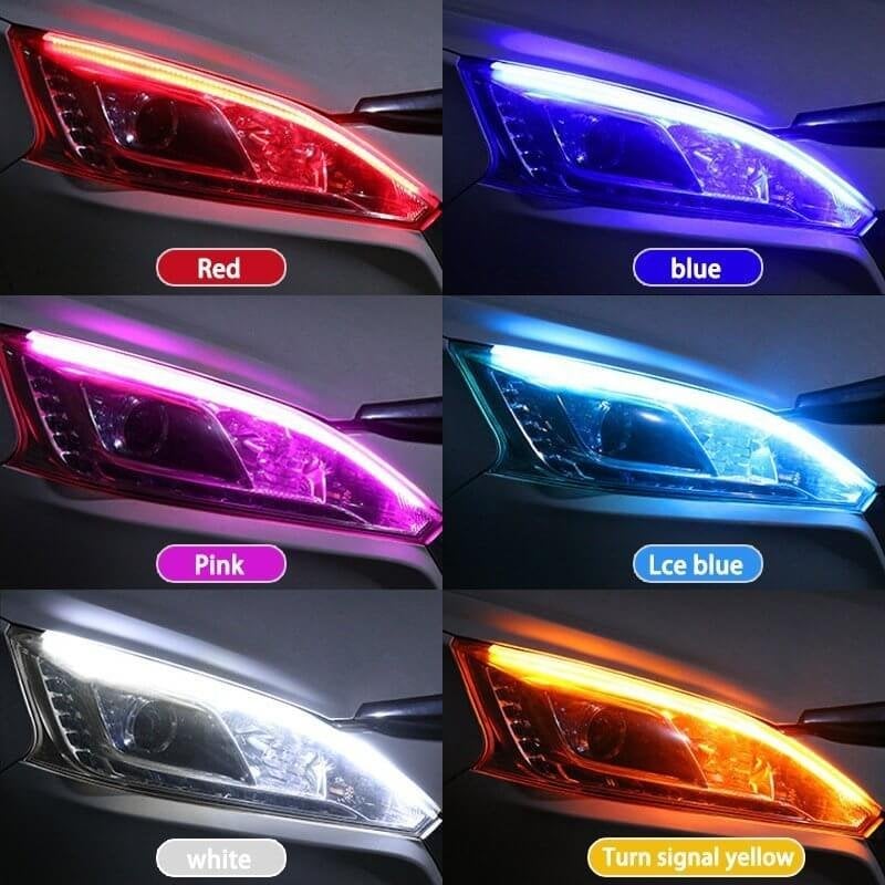 ⏳⏰Flexible Car LED Flow Type Auto Signal Light (2 Pcs)🚗💡