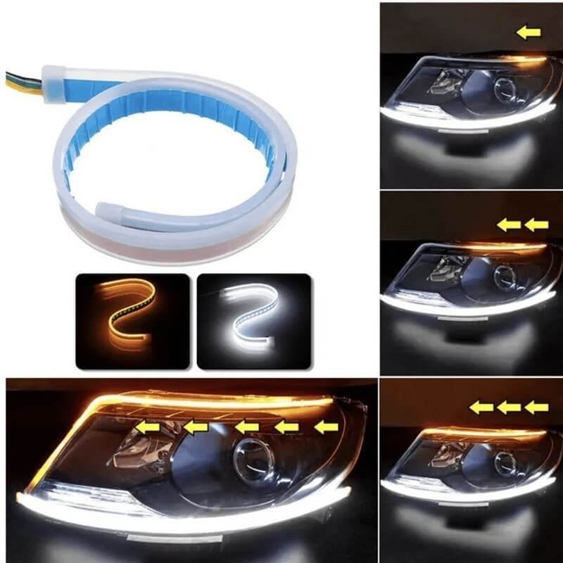 ⏳⏰Flexible Car LED Flow Type Auto Signal Light (2 Pcs)🚗💡