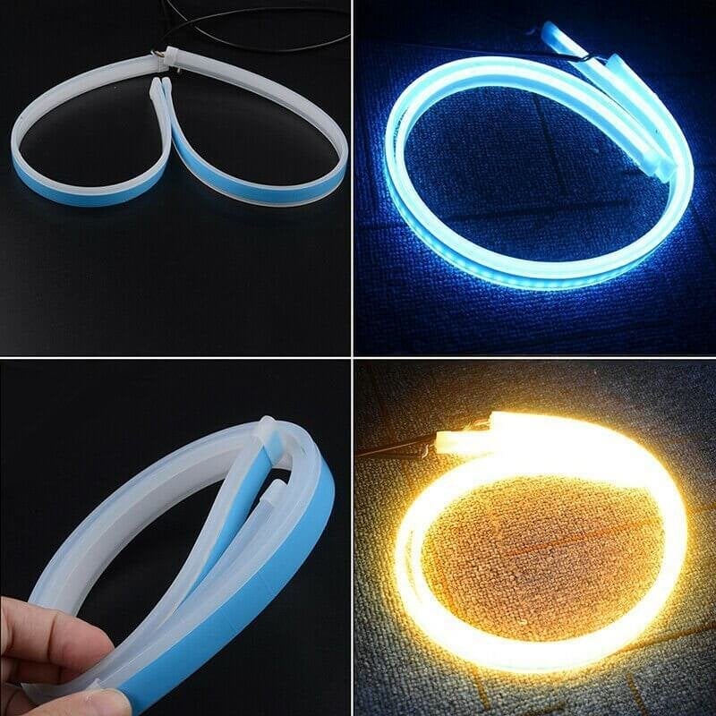 ⏳⏰Flexible Car LED Flow Type Auto Signal Light (2 Pcs)🚗💡