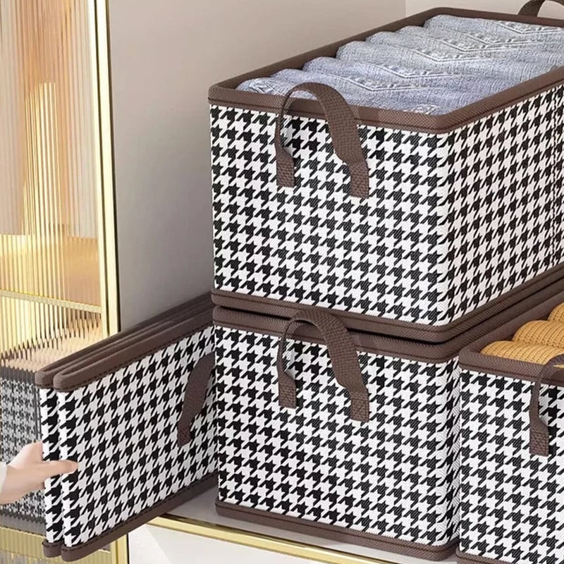 👖 Foldable Jeans Organizer for Closet – Save 57% Space & Find Pants in 1 Second! 🏠