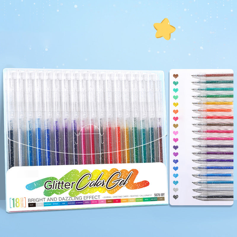 ✨LAST DAY SALE ONLY 14.99＄!!🎁Glitter Gel Pen Set