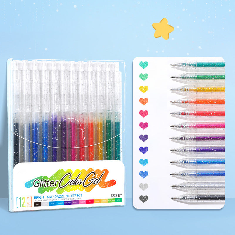 ✨LAST DAY SALE ONLY 14.99＄!!🎁Glitter Gel Pen Set