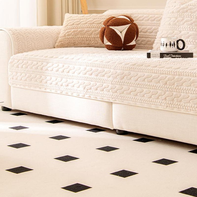 ⏳⏰Plush Textured Non-Slip Sofa Cover🛋️