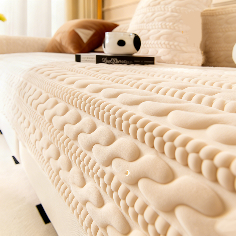 ⏳⏰Plush Textured Non-Slip Sofa Cover🛋️