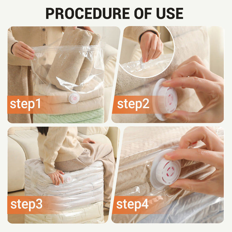 🧳✨Spring Sale 50% OFF 🔥Extra Large Vacuum Storage Bag - Press To Exhaust
