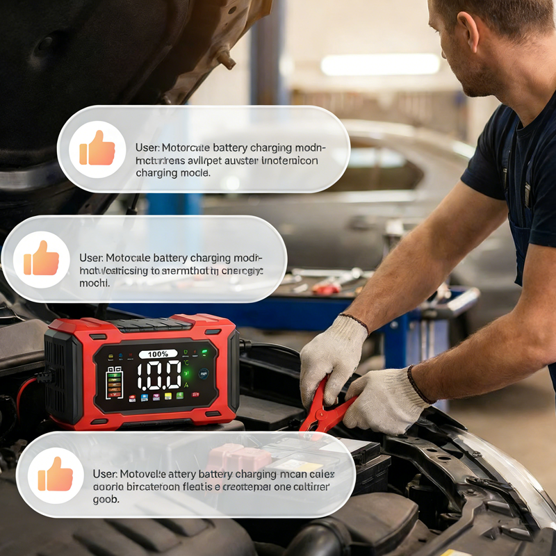 ⏳⏰12V 6A Smart Car Battery Charger – Pulse Repair Technology, Auto Maintain & Desulfation