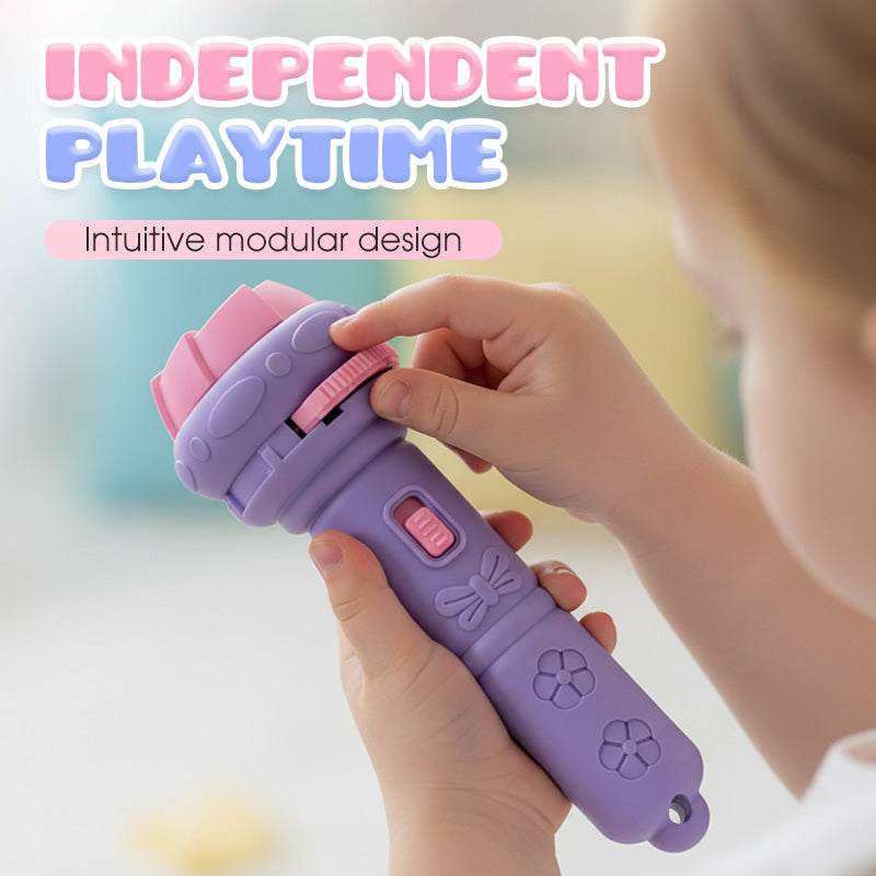 📢60% OFF! ⏰ Early Education Projector Torch for Kids 🔦 Click, Project & Learn – A Pocket-Sized Nighttime Adventure ✨
