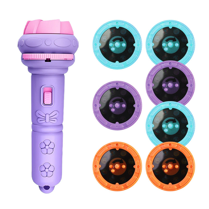 📢60% OFF! ⏰ Early Education Projector Torch for Kids 🔦 Click, Project & Learn – A Pocket-Sized Nighttime Adventure ✨