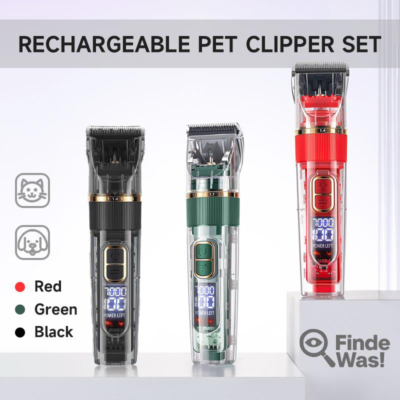 📢50% OFF! ⏰ Groom in Peace – Ultra-Quiet Clipper Even Sensitive Pets Love! 🐾✨