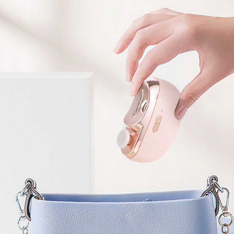 💅⚡ 2-in-1 Electric Automatic Nail Clipper & Polisher – Effortless Trimming, Smoother Edges & Compact Nail Care