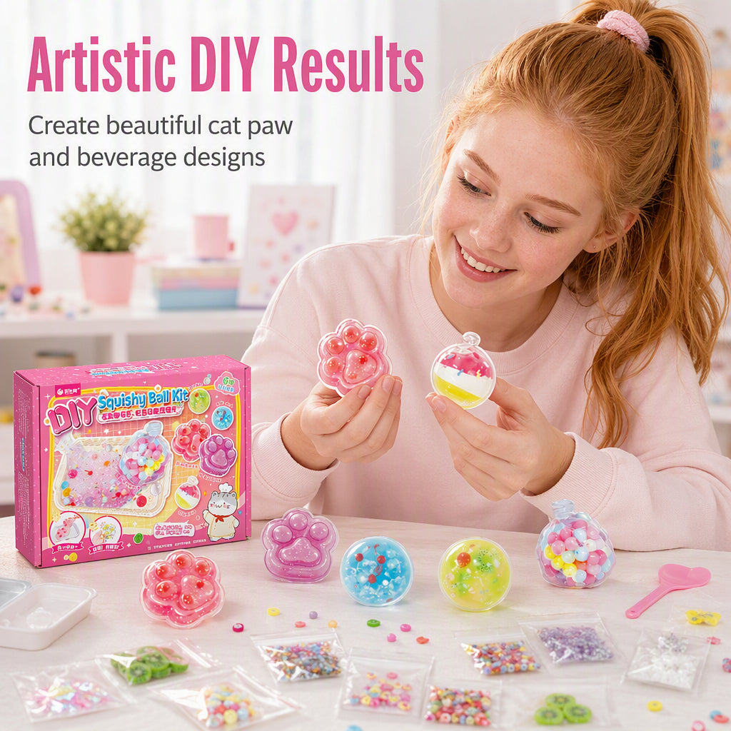 🧊 50% OFF! ✨ DIY Fried Ice Squishy Toy Kit – Creative, Sensory‑relief, All‑in‑one 🎨