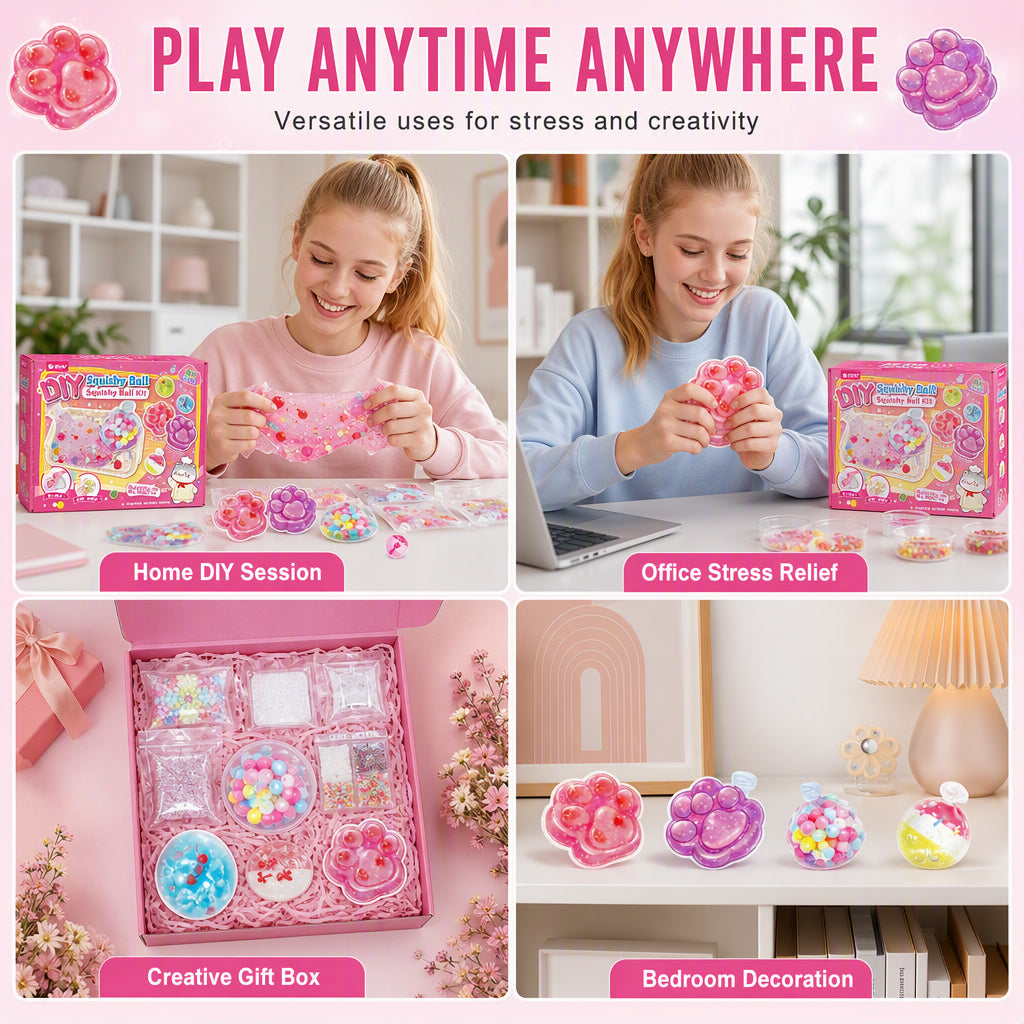 🧊 50% OFF! ✨ DIY Fried Ice Squishy Toy Kit – Creative, Sensory‑relief, All‑in‑one 🎨