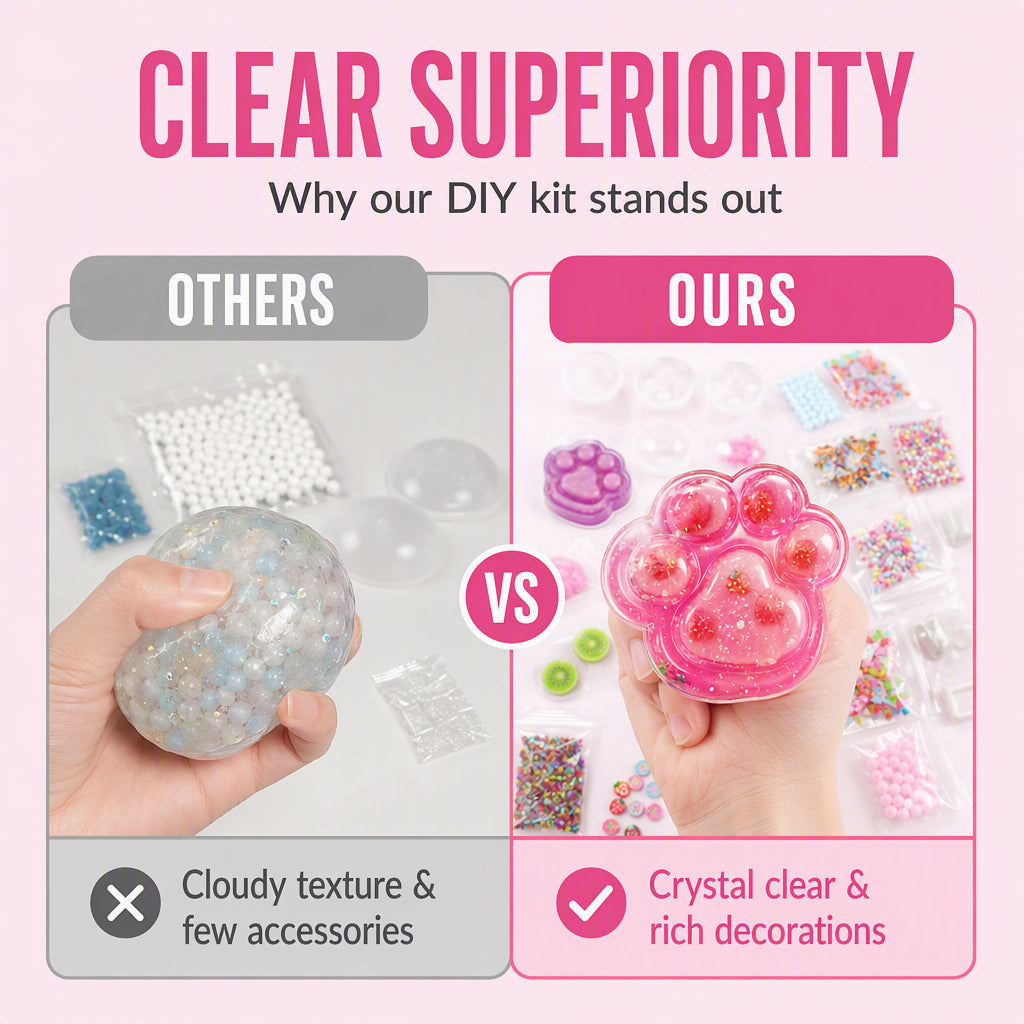 🧊 50% OFF! ✨ DIY Fried Ice Squishy Toy Kit – Creative, Sensory‑relief, All‑in‑one 🎨