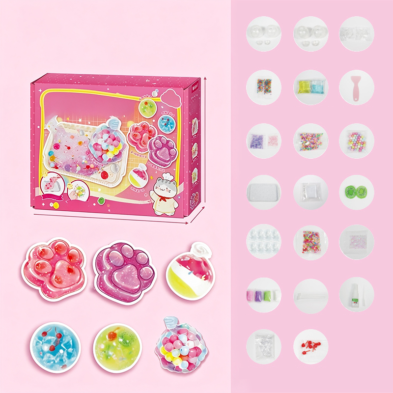 🧊 50% OFF! ✨ DIY Fried Ice Squishy Toy Kit – Creative, Sensory‑relief, All‑in‑one 🎨