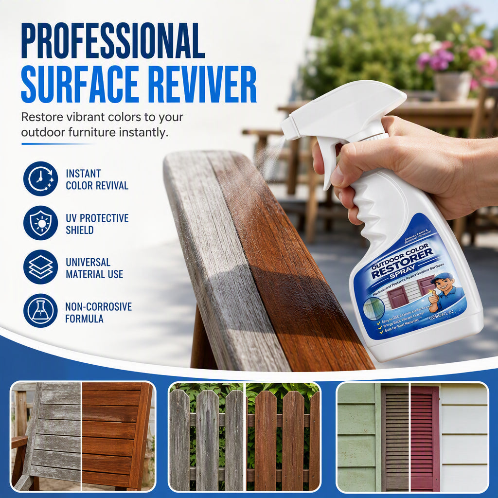 🥳2026 HOT SALE🥳🛡️ 60% OFF! All-Season Wood Restorer – Penetrates deep to restore colour & creates protective shield against UV & moisture. Keep your garden furniture looking new! 🌳💪