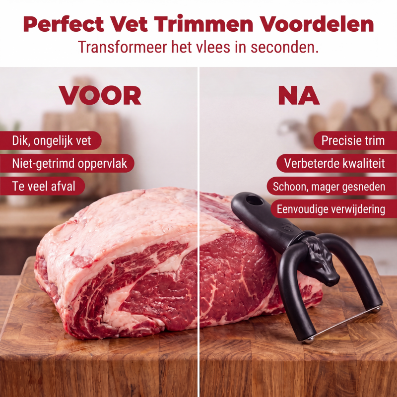 🥩😫Waste Good Lean Meat Trimming Fat?✨Save Up To 60%! U‑Shape Handheld Meat Fat Trimmer 🔪🧑‍🍳