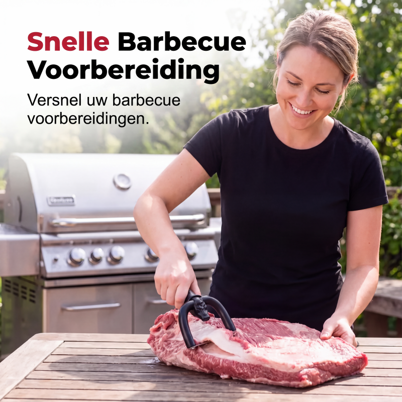 🥩😫Waste Good Lean Meat Trimming Fat?✨Save Up To 60%! U‑Shape Handheld Meat Fat Trimmer 🔪🧑‍🍳