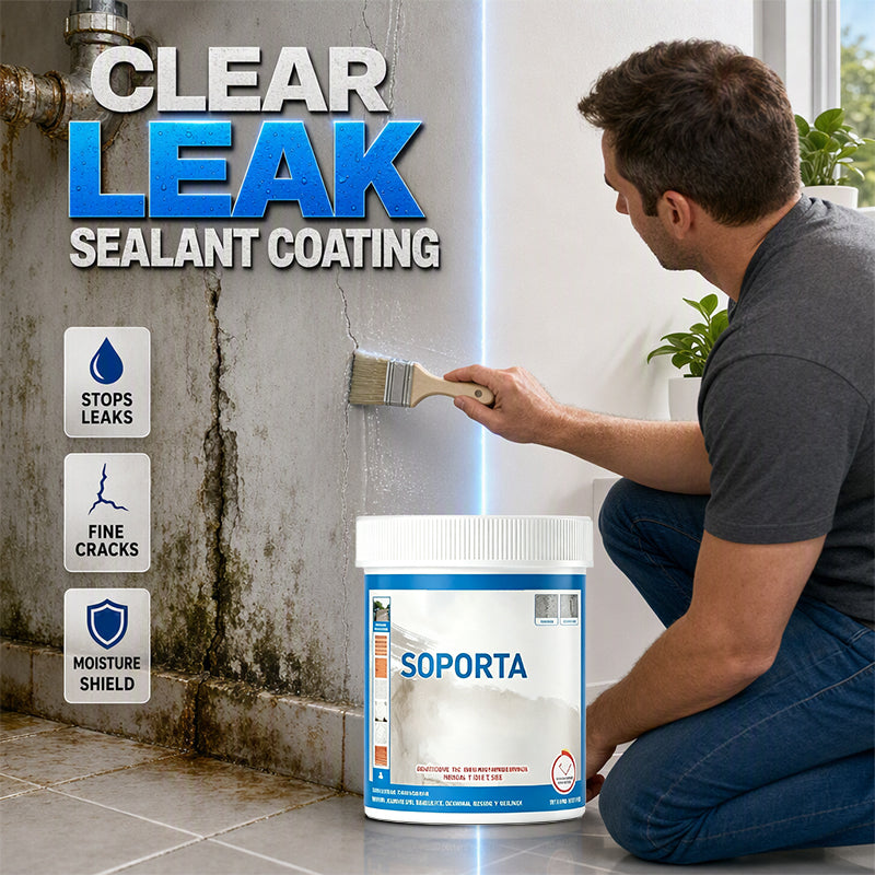 💧60% OFF NOW! Multi‑Surface Waterproof Repair Sealant – Clear Leak Sealant Coating, Invisible Anti‑Leak Protective Coating for Cracks Walls Roof Pipes