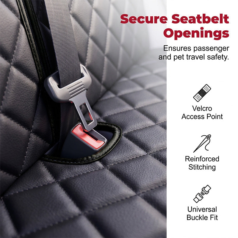 ⏳Time-Limited Special⏰Dog Car Seat – From ! Waterproof, seatbelt openings & foldable. Clean car, happy pet – grab yours! ✅