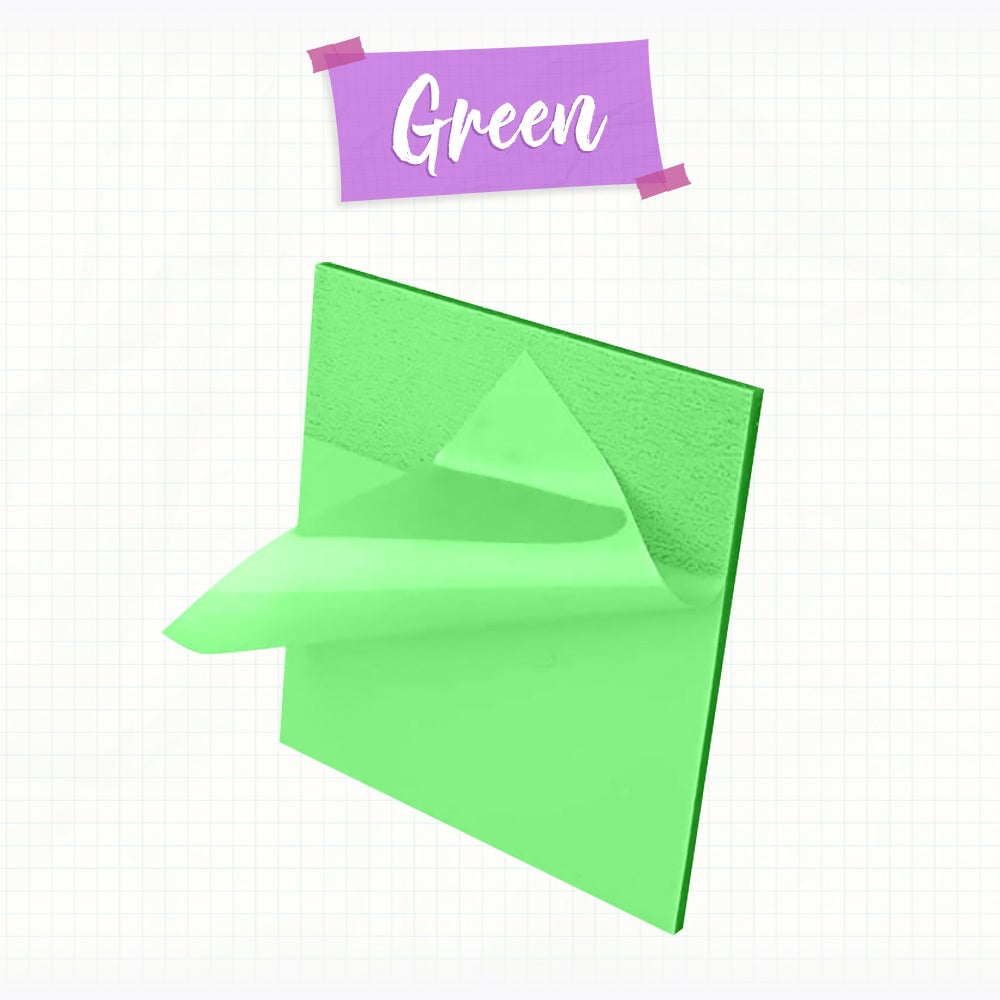 5 Pieces Transparent Sticky Notes (250 Sheets)
