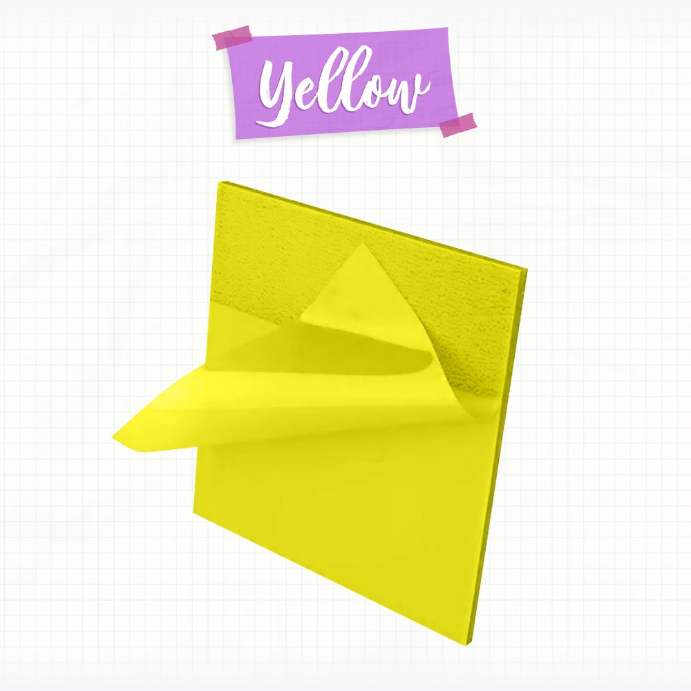 5 Pieces Transparent Sticky Notes (250 Sheets)