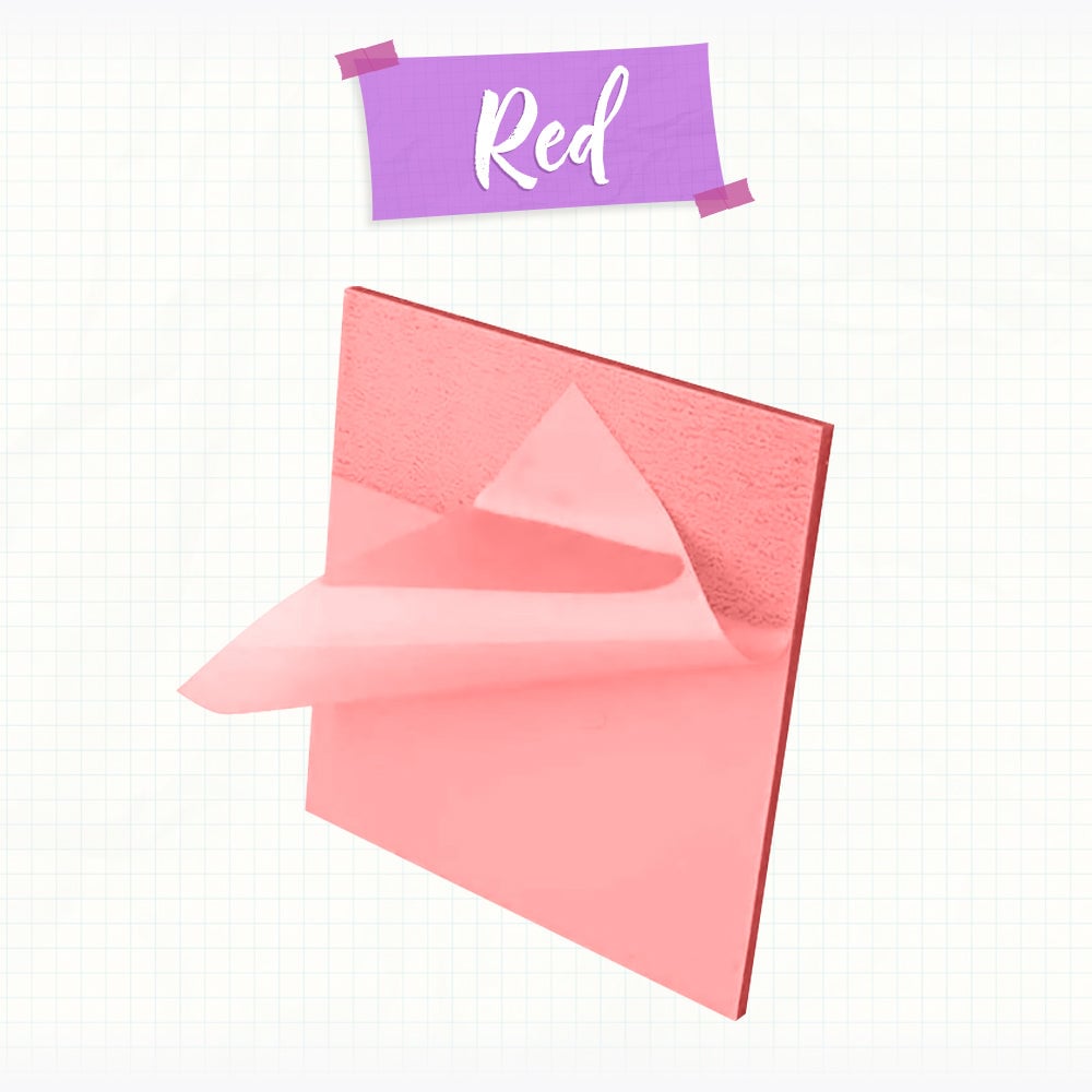 5 Pieces Transparent Sticky Notes (250 Sheets)