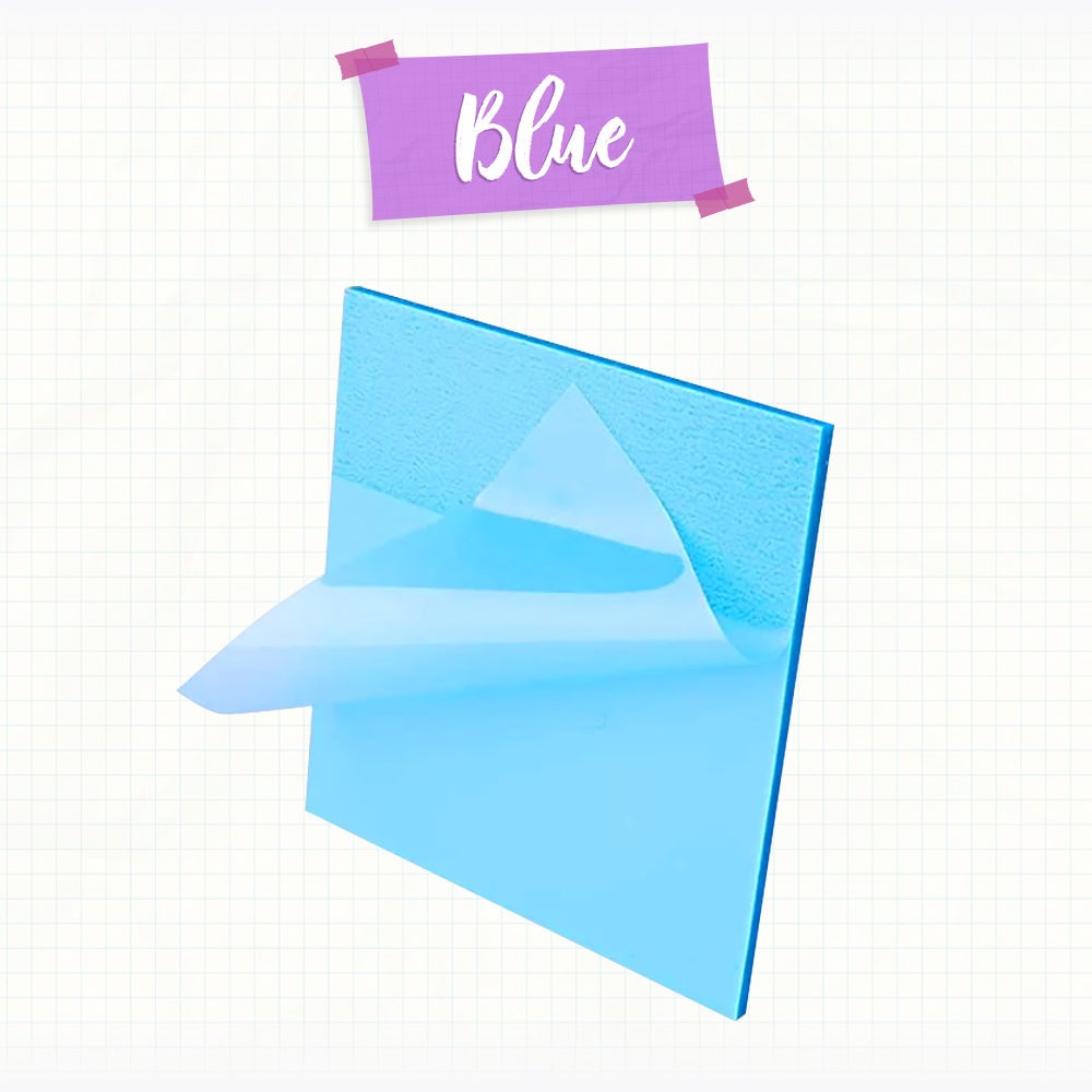 5 Pieces Transparent Sticky Notes (250 Sheets)