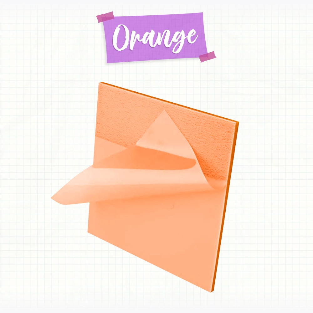 5 Pieces Transparent Sticky Notes (250 Sheets)