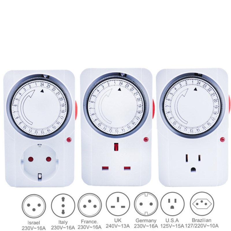 24-Hour Mechanical Plug-in Timer Socket
