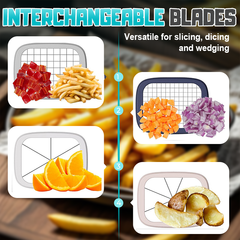 💐⏳ Limited Time!🔥HOT SALE 50% OFF🔥🍟4-in-1 French Fry Cutter