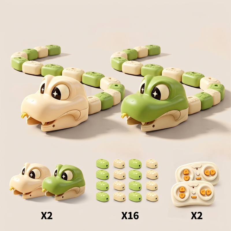 🐍 Save 60%! 🎮 RC Magnetic Snake – Battle game & spliced tail ✨