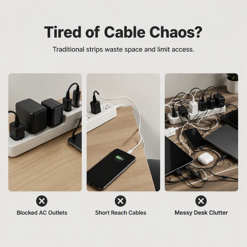 ⏳Limited-time 55% off⏰12 Outlet Power Strip (110V)⚡🔋