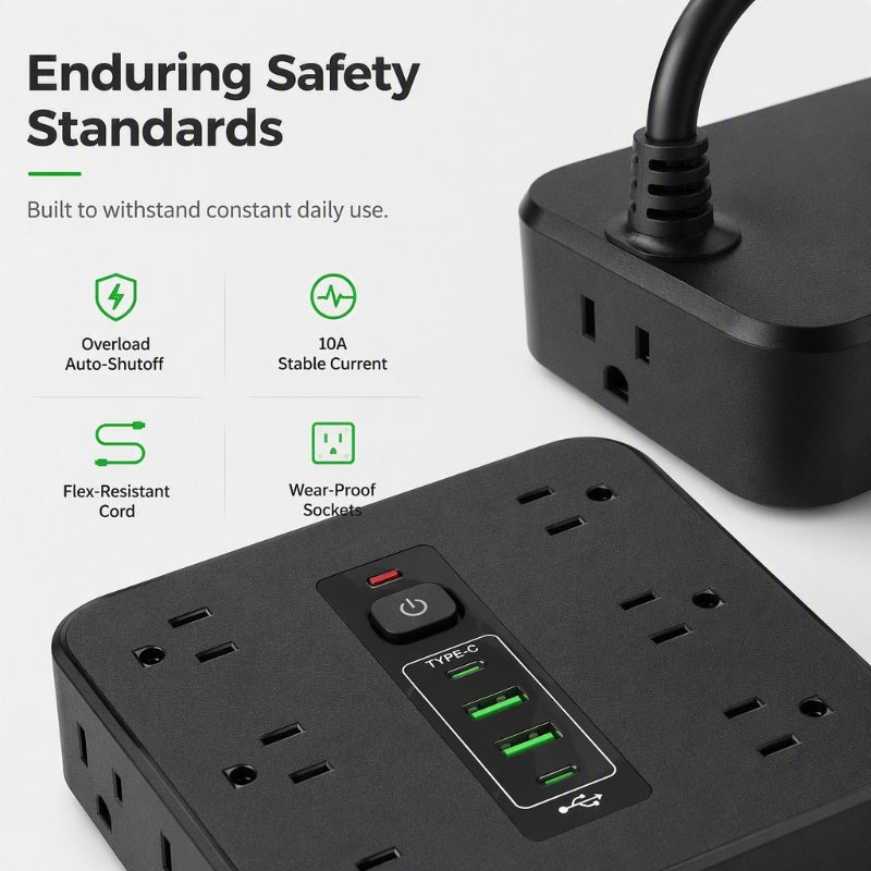 ⏳Limited-time 55% off⏰12 Outlet Power Strip (110V)⚡🔋